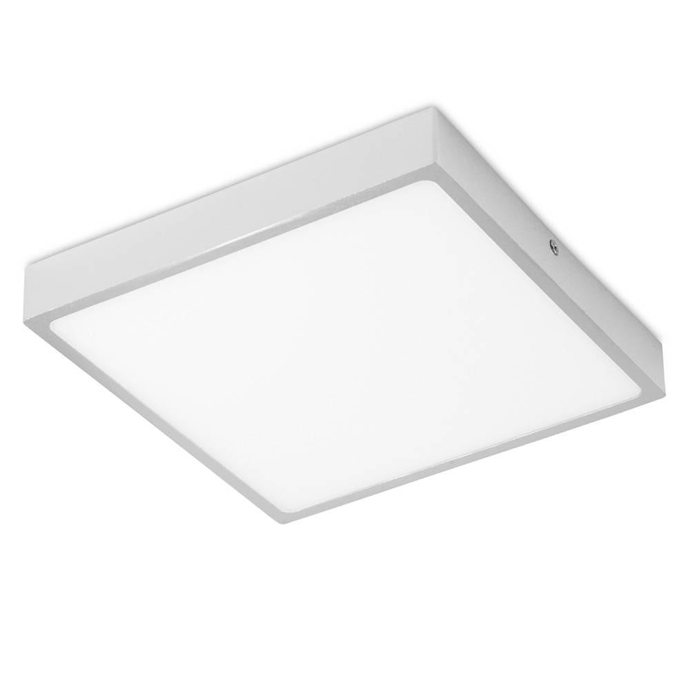 Plafón LED 16W Cuadrado Kaju Gris