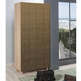 thumbnail of Dmora Guardaroba 2 ante Dfrollan, Mobile camera da letto, Cabina armadio portabiti, Armadio appendiabiti, 90x52h192 cm, Quercia