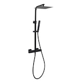 thumbnail of Colonna doccia con termostatico,set doccia nero opaco