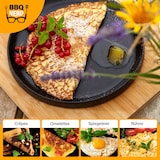 thumbnail of BBQ-Nerd® Gusseisen Crêpespfanne Ø 19 cm für Pfannkuchen Crêpes Spiegelei ? Crepepfanne für Grill Feuerstelle Herd einschl. Induktion