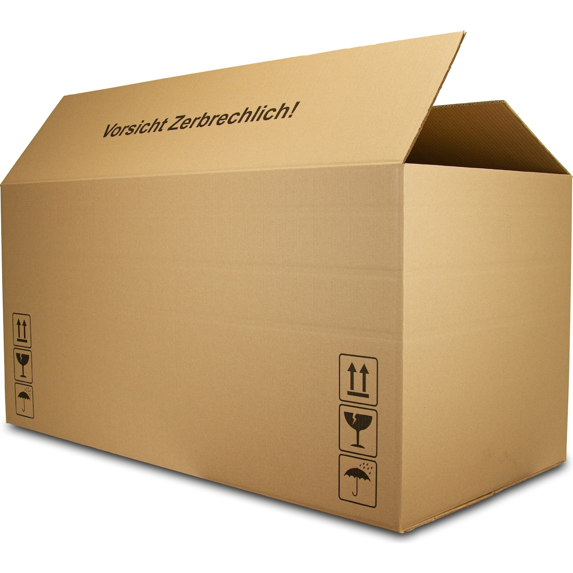 Karton 120 x 60 x 60 cm mit Höhenriller - Faltkarton, Versandkarton, Kartonage, Verpackung DHL Karton 1200 x 600 x 600 mm