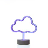 thumbnail of LED Neonlicht WOLKE Neonschild Leuchtfigur USB Batterie H: 23cm blau