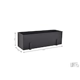 thumbnail of LOFT42 Flora Wand Plantenbak Large - Opbergbox - Metaal - Mat Zwart