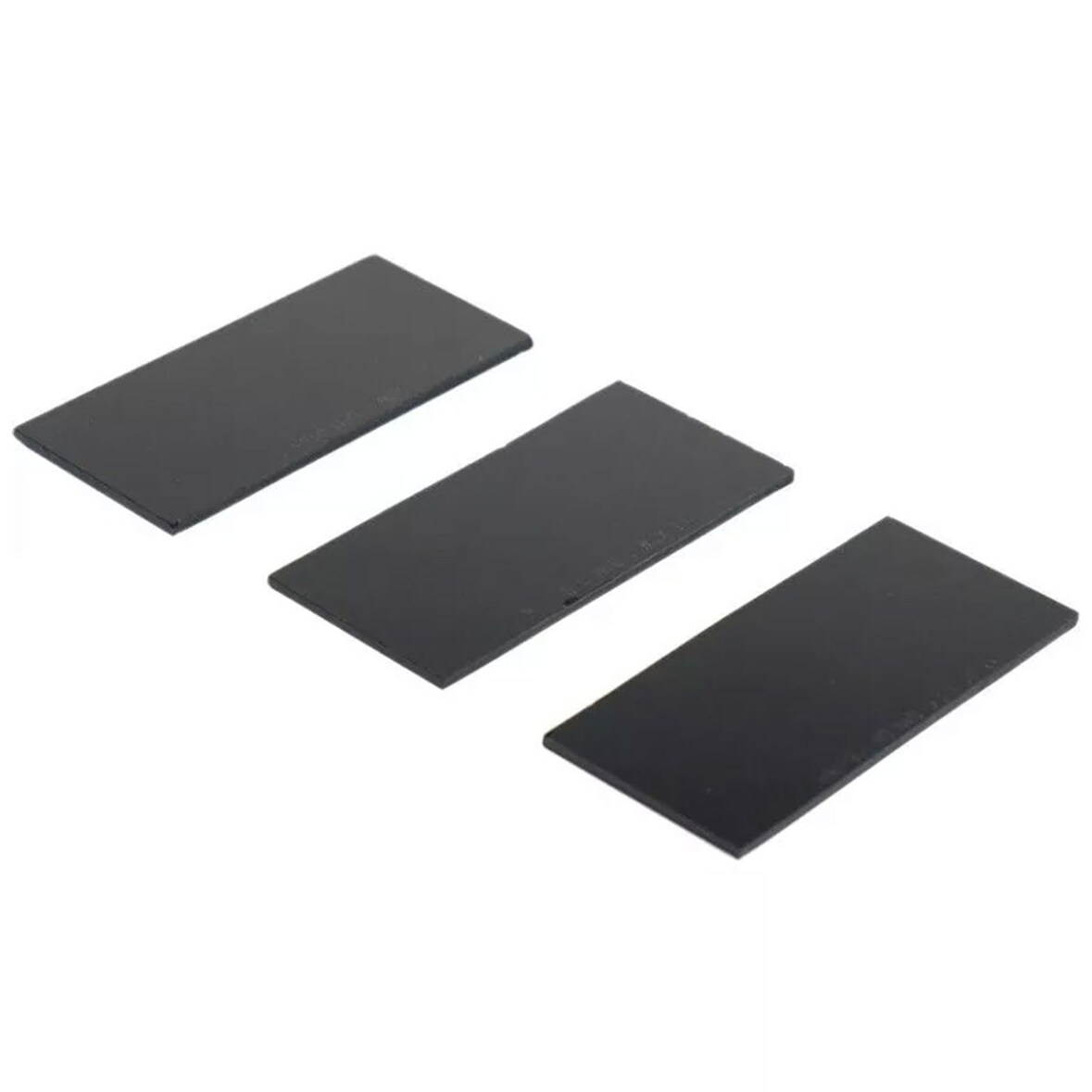 Lot de 3 Verres Noirs 50 x 105 mm Teinte DIN 11