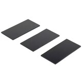 thumbnail of Lot de 3 Verres Noirs 50 x 105 mm Teinte DIN 11