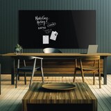 thumbnail of Magnetoplan Design Glas-Magnettafel Glasboard - 200x100cm - magnetisch und beschreibbar- Schwarz - Glas - rahmenlos