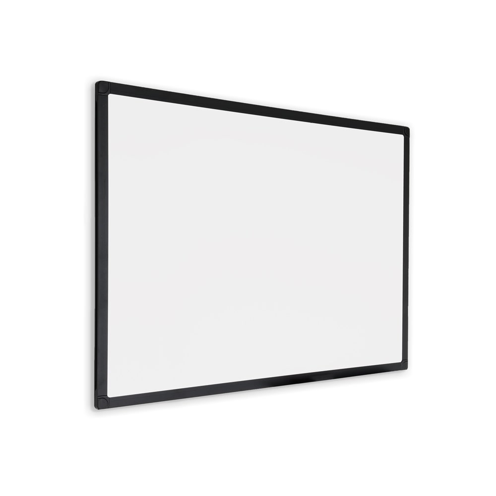 Whiteboard met zwart frame - Magnetisch - 75x100 cm