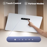 thumbnail of CIARRA Afzuigkap A+++ 650m3/u Afzuigkap 90 cm WIFI + APP en knoppen met aanraaksensor Booster VM9736KW