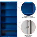 thumbnail of PROREGAL Stahlschrank BEE mit 8 lackierten Fachböden | HxBxT 195x120x42cm | Blau-Blau | Werkstattschrank Werkzeugschrank Aktenschrank Universalschrank