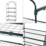 thumbnail of Helloshop26 - 4-stöckiges Gartengewächshaus 158 x 69 x 49 cm Weiß 03_0010541