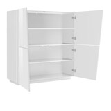 thumbnail of Web Furniture VEGA Madia Melaminico 120cm 4 Ante   Bianco Lucido
