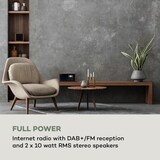 thumbnail of Silver Star Mini Two Internet DAB+/FM Radio, WiFi, BT, TWS Speaker Walnuss