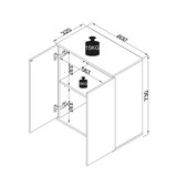 thumbnail of VCM  Dalosa  H. 73 x B. 60 x T. 32 cm