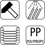 thumbnail of APS 4er Set APS Fast Food-Tablett/Serviertablett41 x 30,5 cm, H: 2 cm