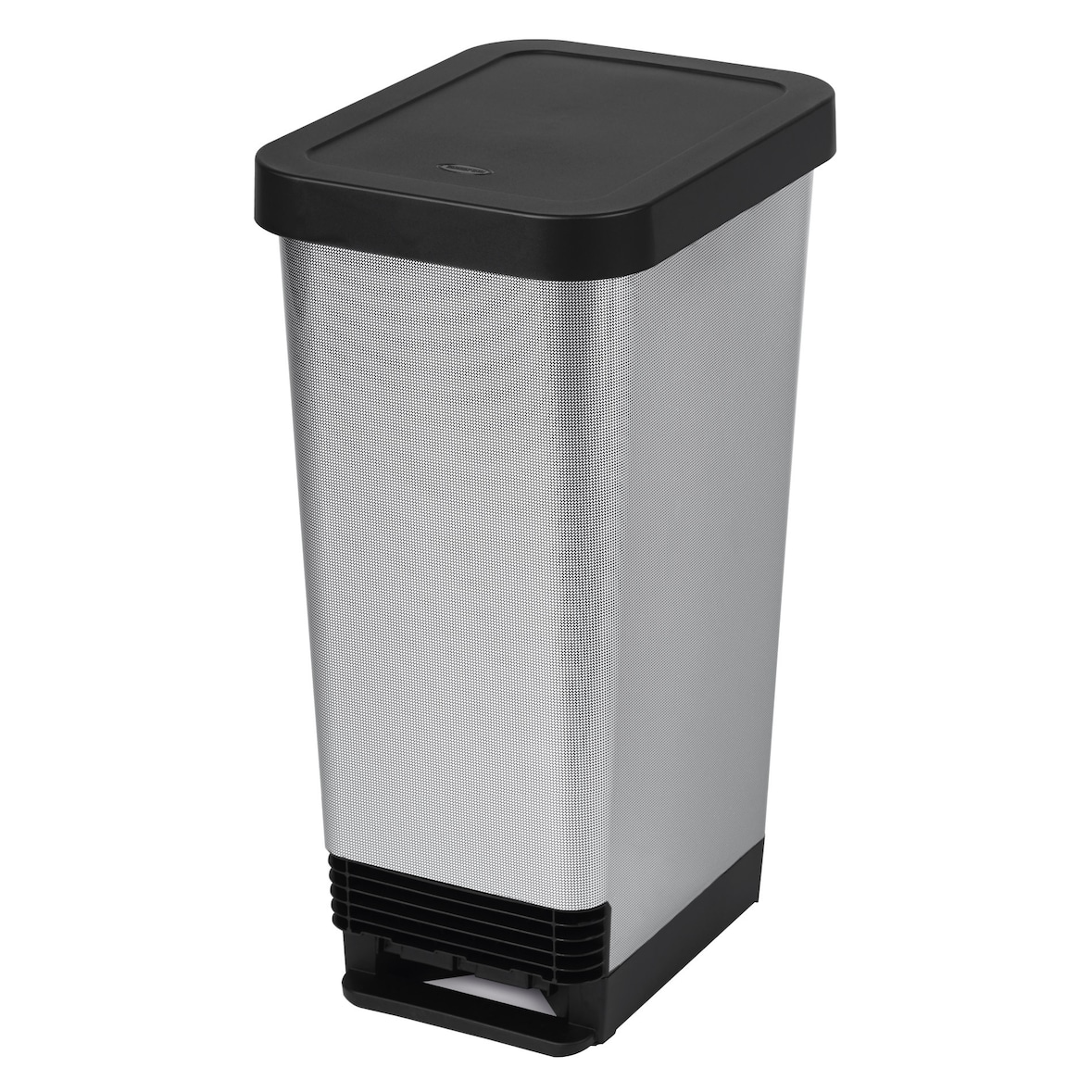 Pattumiera a pedale con ganci per sacchetto (45 litri)