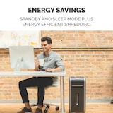 thumbnail of Destructora trituradora de papel Fellowes 99Ci, 3-5 usuarios, destruye hasta 18 hojas en partículas de 4x38mm, DIN P-4, papelera 34L/175 hojas