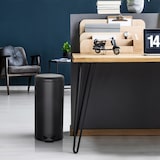 thumbnail of Abfallsammler / Mülleimer CLEAN STEP 30L schwarz matt Inneneimer Kunststoff hjh OFFICE