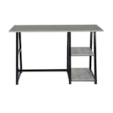 thumbnail of WellHome - Schreibtisch mit schwarzem Rahmen und grauer Platte, 74 cm