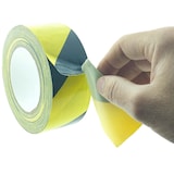 thumbnail of Gewebe-Warnband schwarz-gelb 50mmx25m