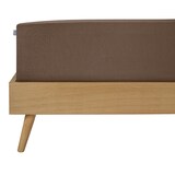 thumbnail of Schiesser Spannbettlaken Finni - Feinbiber - 140 x 200 cm - Braun