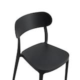 thumbnail of METRO PROFESSIONAL Chaise de terrasse BANDOL, plastique, empilable, noir