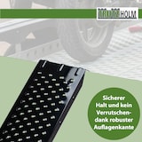 thumbnail of TRUTZHOLM Auffahrrampen 160 cm 400 kg Stahl schwarz gebördelt Verladerampe Quads Rasenmäher