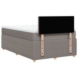 thumbnail of vidaXL Boxspringbett mit Matratze Taupe 120x200 cm Stoff