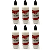 thumbnail of 6x 1000ml Sanimo Handdesinfektionsmittel - anwendungsfertig - nach Rezept der WHO Desinfektionsmittel Hände Nachfüllflasche