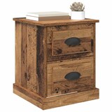 thumbnail of Cabinet de chevet 2 pcs Bois ancien 39 x 39 x 47.5 cm Modèle Épure Contemporaine