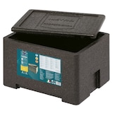 thumbnail of METRO Professional Caixa térmica com tampa G/1, 41.5 x 32 x 28.5 cm, polipropileno, empilhável, intervalo de temperatura: -40 - 120 °C, preto, 20 L