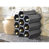 thumbnail of Mini-cave à vin, pour conserver 3 bouteilles, empilable en alvéoles