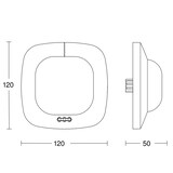 thumbnail of Präsenzmelder IR Quattro HD 24m DALI-2 APC - Unterputz, Passiv Infrarot, 2,8 m optimale Montagehöhe, 360 ° Erfassungswinkel, IP20
