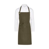 thumbnail of PROVENCE - Eyelet Bib Apron with Pocket: One Size / Olive