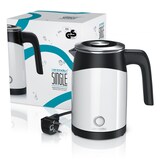 thumbnail of Arendo Wasserkocher 0,5 l, 1100 W, Edelstahl Single Reisewasserkocher Mini, Temperatureinstellung, weiß