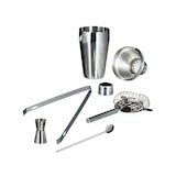 thumbnail of Relaxdays Cocktailset 5-teilig, rostfreier Edelstahl, Shaker, Sieb, Barlöffel, Zange, Cocktail Shaker, Barmaß, silber