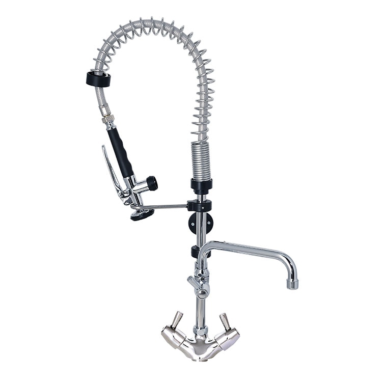 Ducha de prelavado Gastro-Inox con 2 mandos giratorios modelo de sobremesa