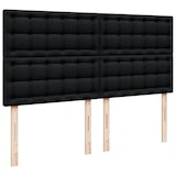 thumbnail of vidaXL Boxspringbett mit Matratze Schwarz 180x200 cm Stoff