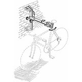 thumbnail of Andrys - Supporto a Parete per Manutenzione Biciclette, Regolazione Verticale e a 360 Gradi, Max 18 Kg, Viti Incluse, in Alluminio, 44x9x41 cm