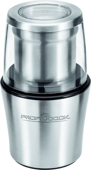 Moinho de Café ProfiCook KSW 1021, 2 em 1, Picador, Aço Inoxidável, Ciruito de Segurança, até 75g, 200W