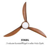 thumbnail of Monteverde Deckenventilator Deckenleuchte 52` 8.376m³/h 3 Flügel Walnuss 132
