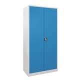 thumbnail of Flügeltürschrank Owl mit 4 Fachboden | HxBxT 195x95x60cm | Lichtgrau/Lichtblau