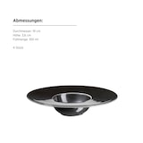 thumbnail of MÄSER by costaverde Gourmetteller 19 cm SCHWARZ, 4er Set, 400243