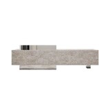 thumbnail of Empfangstresen, Bar, Holz- und Metalldesign, kommerzieller Empfangstresen, geeignet für Café und Geschäft 280×60×100cm【DLSA280】