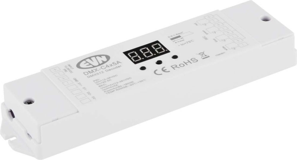EVN Lichttechnik DMX Controller DMX-C 4x5A DMXC4X5A
