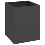 thumbnail of vidaXL Gartenblumentopf Schwarz 32 x 32 x 40 cm Kaltgewalzter Stahl