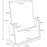 thumbnail of Tisch-Prospekthalter DIN A5, 1 Fach