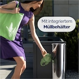 thumbnail of Standaschenbecher Edelstahl 54 cm Ascher mit integriertem Mülleimer