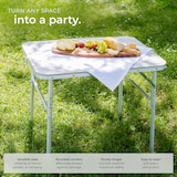 thumbnail of tectake Table pliante de camping en aluminium 75 x 55 x 68 cm 75 x 55 x 68 cm Gris