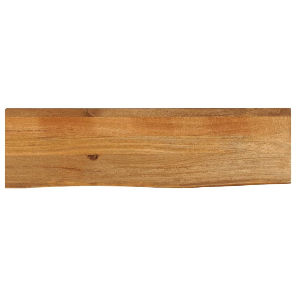 vidaXL Tischplatte mit Baumkante 100x30x3,8 cm Massivholz Mango