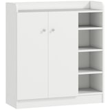 thumbnail of Zapatero Armario Madera Mueble Zapatero Gabinete 2 Puertas 4 Estantes Blanco